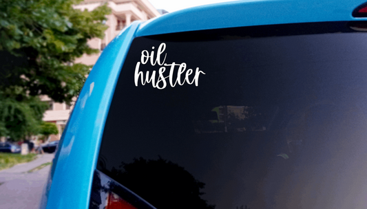 Oil Hustler ~ Car Decal ~ Window Decal