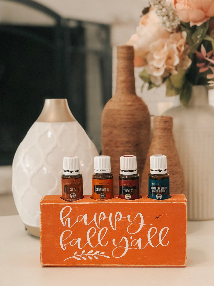 Happy Fall Y'all ~ Essential Oil Block