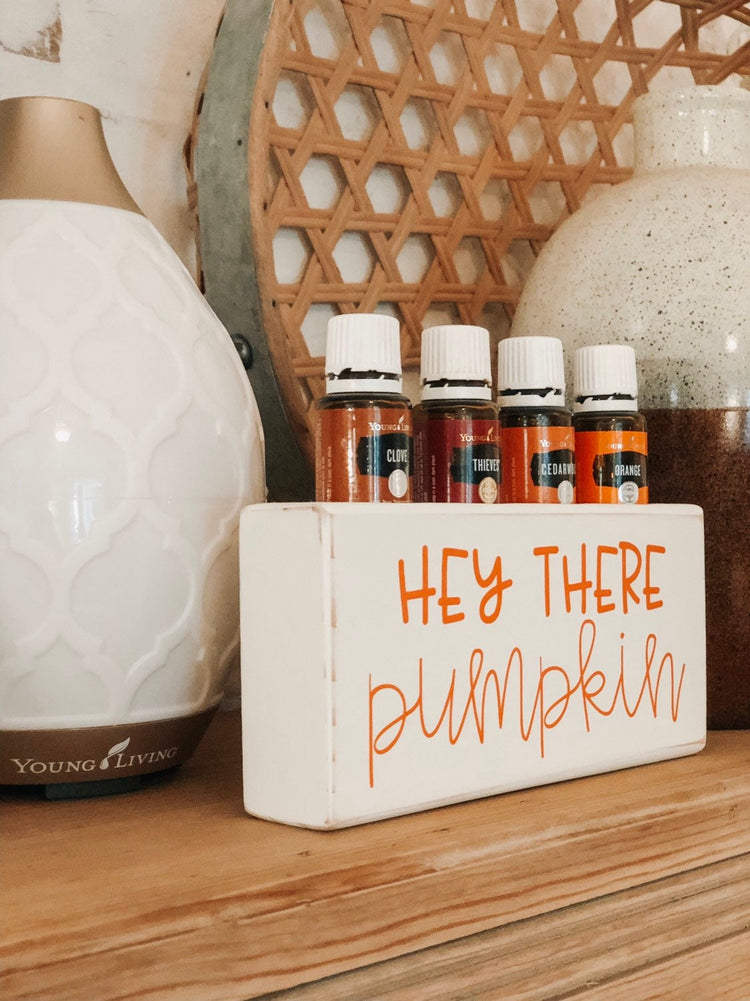 Hey There Pumpkin ~ Essential Oil Block