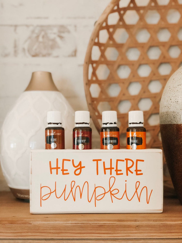 Hey There Pumpkin ~ Essential Oil Block