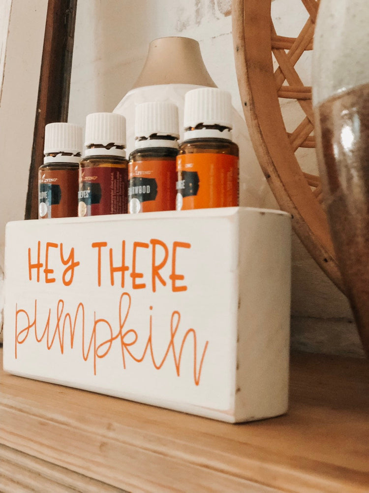 Hey There Pumpkin ~ Essential Oil Block