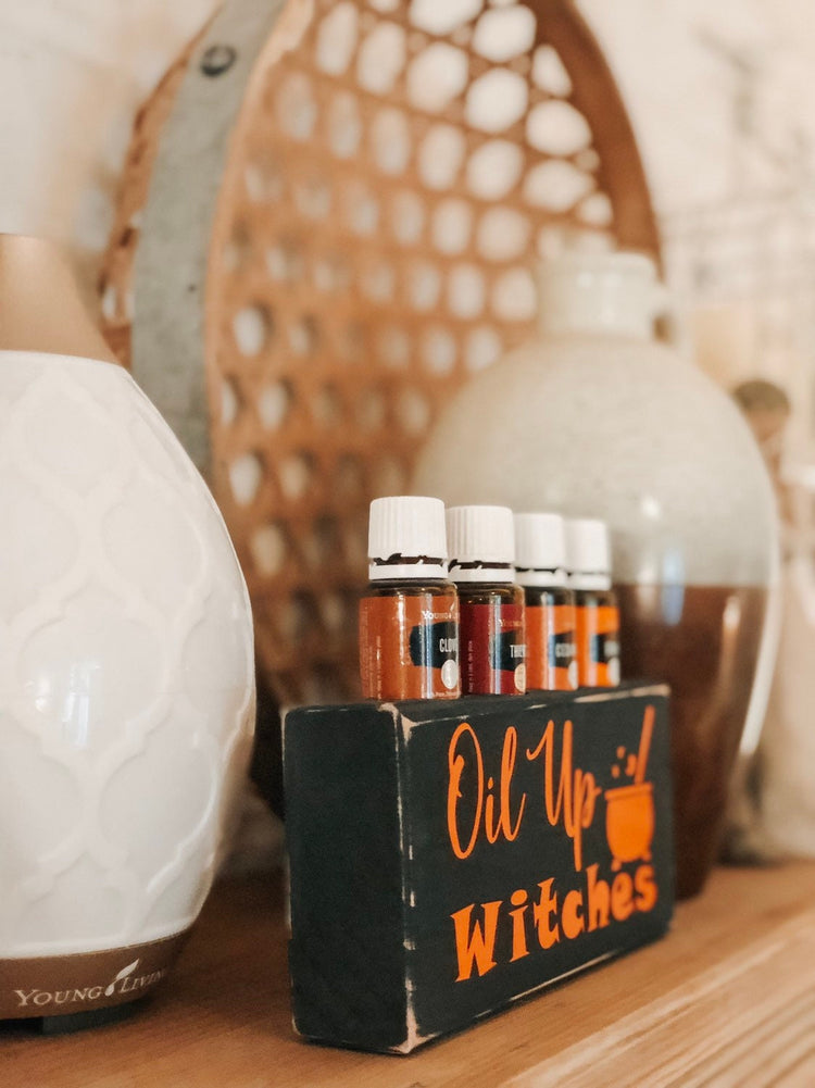 Oil Up Witches ~ Essential Oil Block