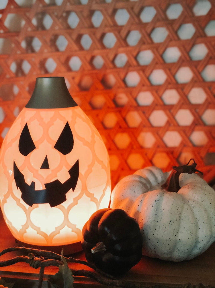 Desert Mist Diffuser Scary Pumpkin face ~ Jack-O-Lantern Vinyl Decal