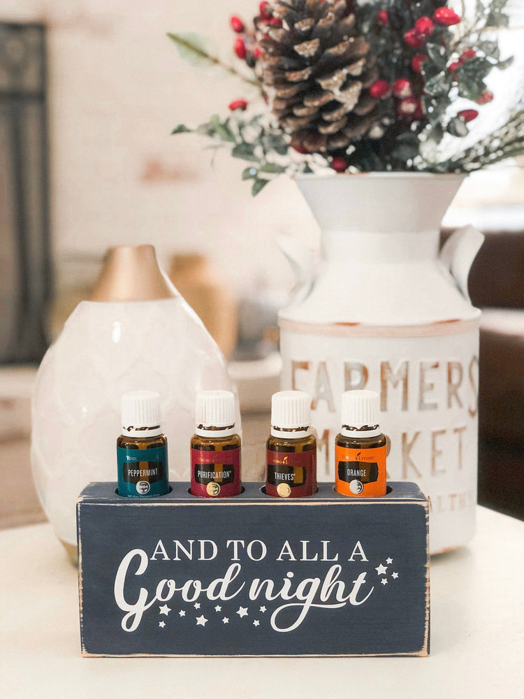 And to All a Good Night ~ Essential Oil Block