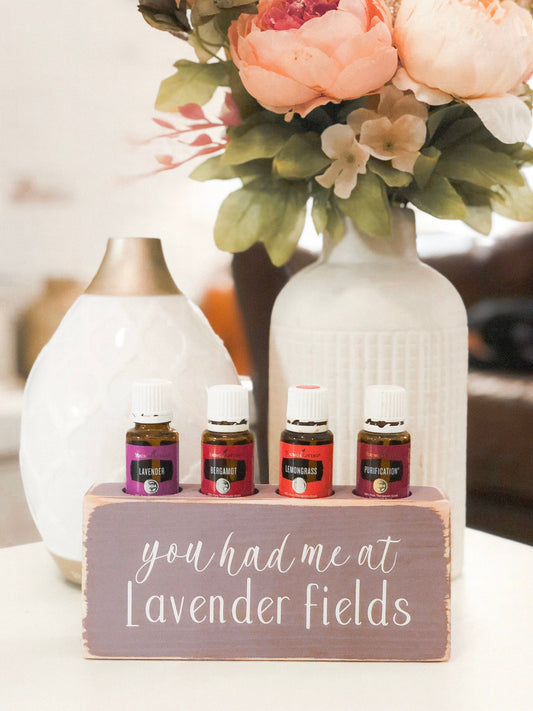 You Had Me at Lavender Fields ~ Essential Oil Block