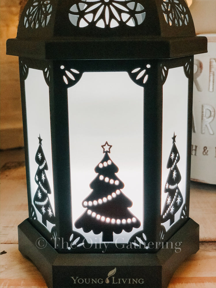 Christmas Tree, set of 6 ~ Vinyl Decal ~ Desert Mist ~ Lantern