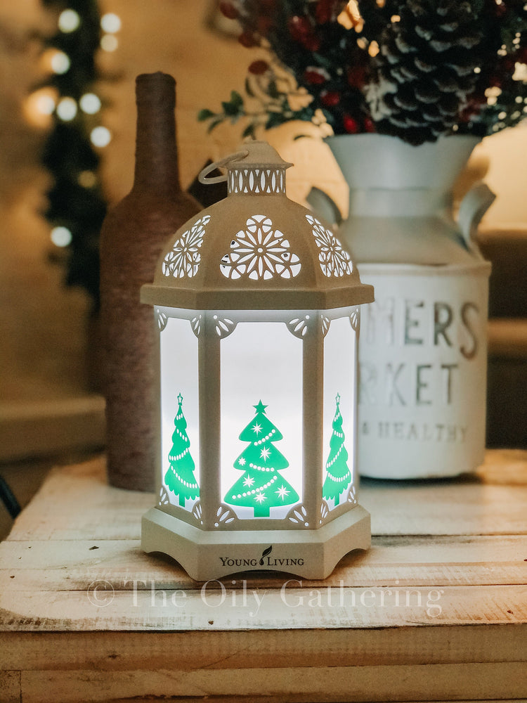 Christmas Tree, set of 6 ~ Vinyl Decal ~ Desert Mist ~ Lantern