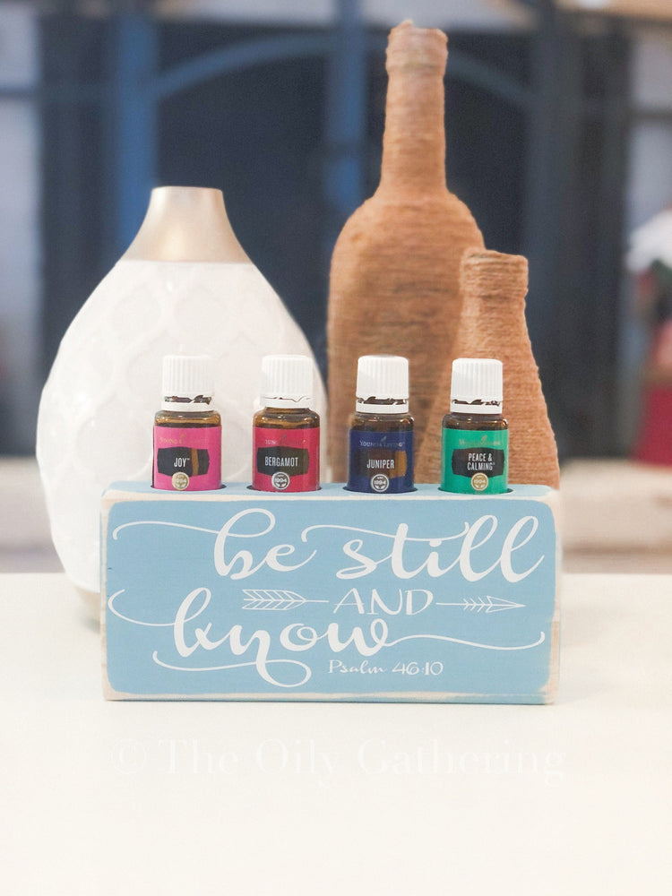 Be Still And Know ~ Essential Oil Block