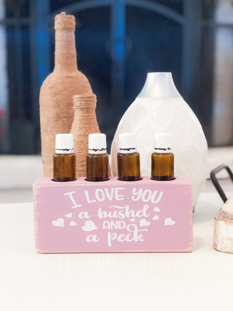 I Love You a Bushel and a Peck ~ Essential Oil Block