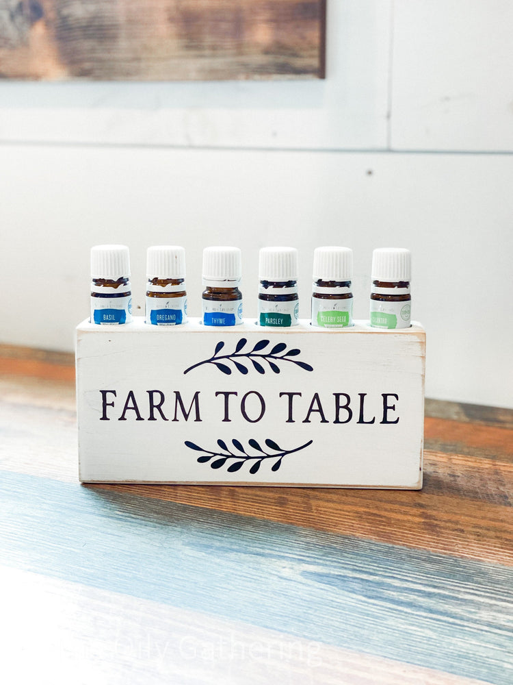 Farm to Table ~ Essential Oil Block