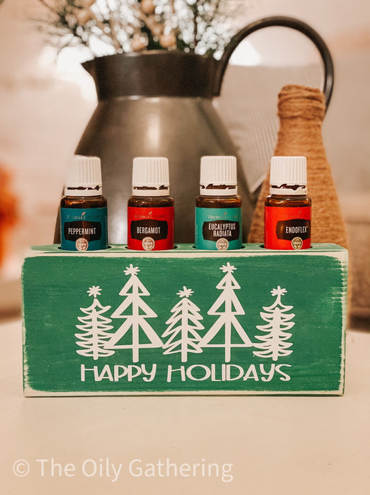 Happy Holidays ~ Essential Oil Block