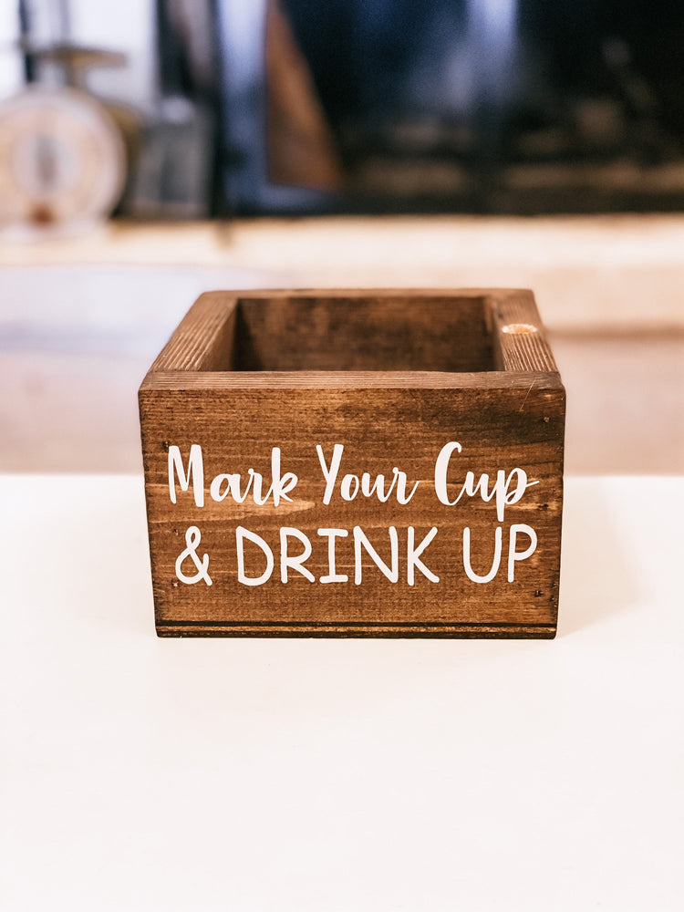 Party Cup Holder ~ Mark Your Cup & Drink Up
