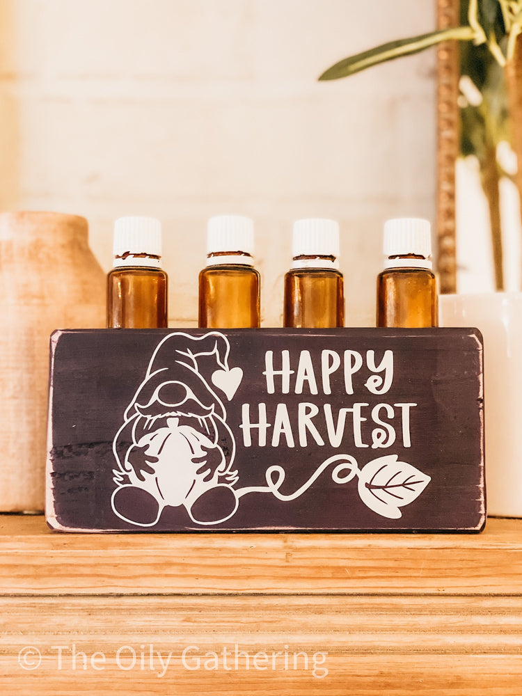 Happy Harvest Gnome  ~ Essential Oil Block