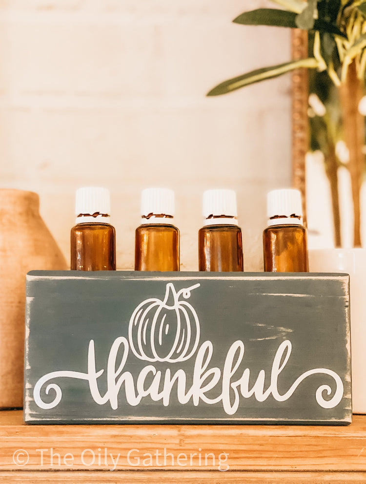 Thankful Pumpkin ~ Essential Oil Block