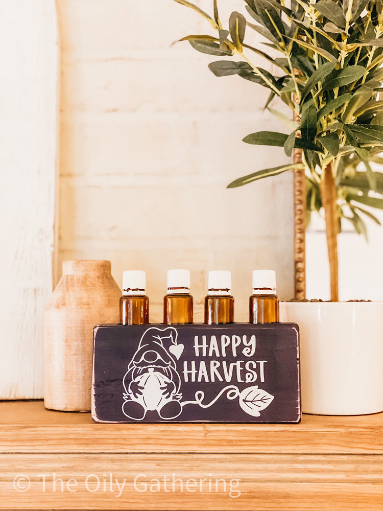 Happy Harvest Gnome  ~ Essential Oil Block