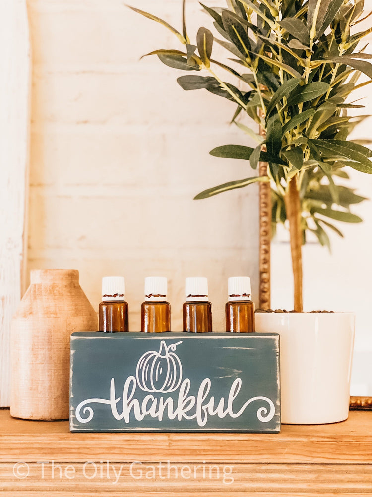 Thankful Pumpkin ~ Essential Oil Block