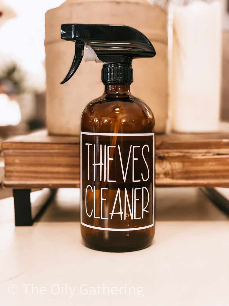 Thieves Cleaner Label 2 ~ 16oz bottle ~ Label Only ~ Thieves Household Cleaner