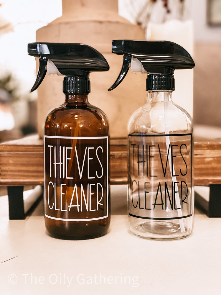 Thieves Cleaner Label 2 ~ 16oz bottle ~ Label Only ~ Thieves Household Cleaner